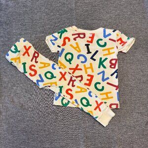 OLD NAVY Pajama set - Alphabet design - Size 2T - short sleeve